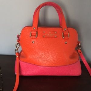 Kate spade neon pin/orange purse